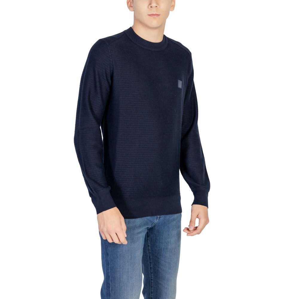 Hugo Boss Cotton Sweatshirt in Blue