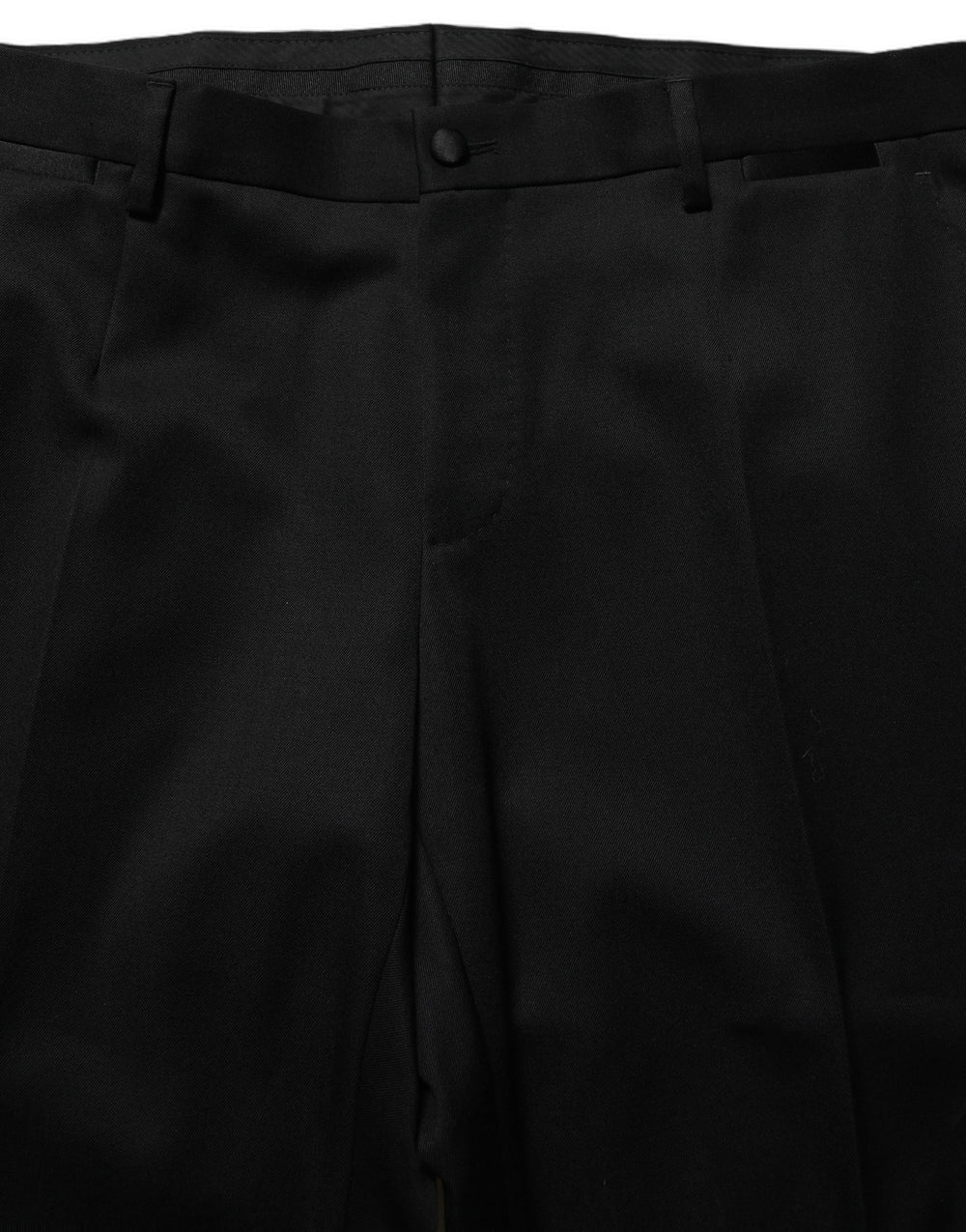 Dolce & Gabbana Crystal-Embellished Wool-Silk Two-Piece Suit in Black