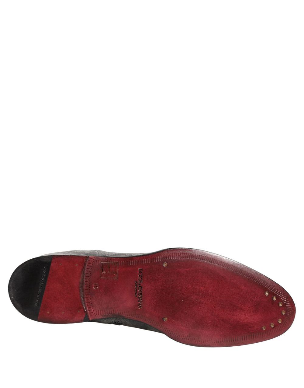 Dolce & Gabbana Calf Leather Chelsea Boots in Grey