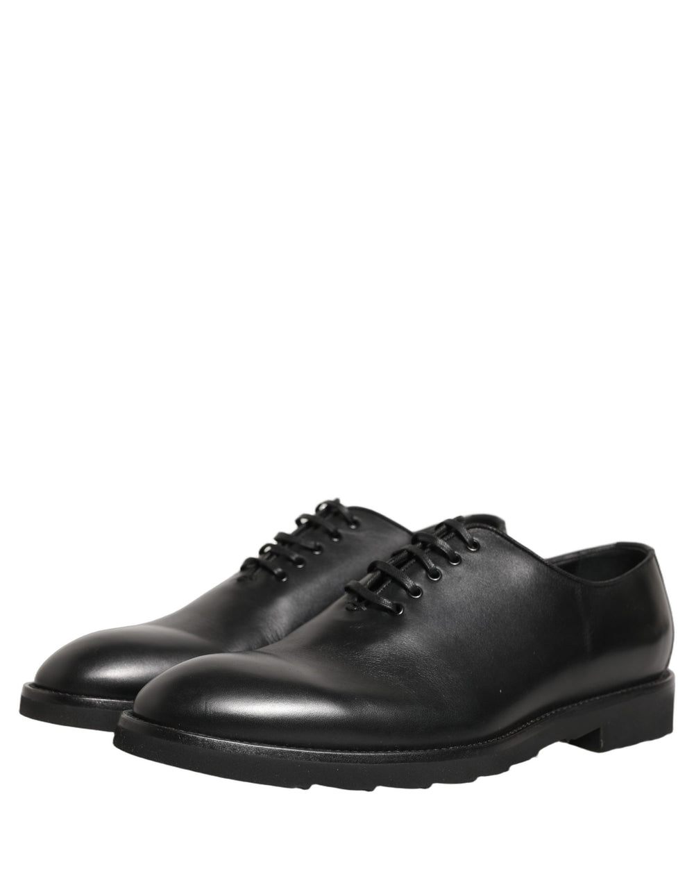 Dolce & Gabbana Calf Leather Oxford Shoes in Black