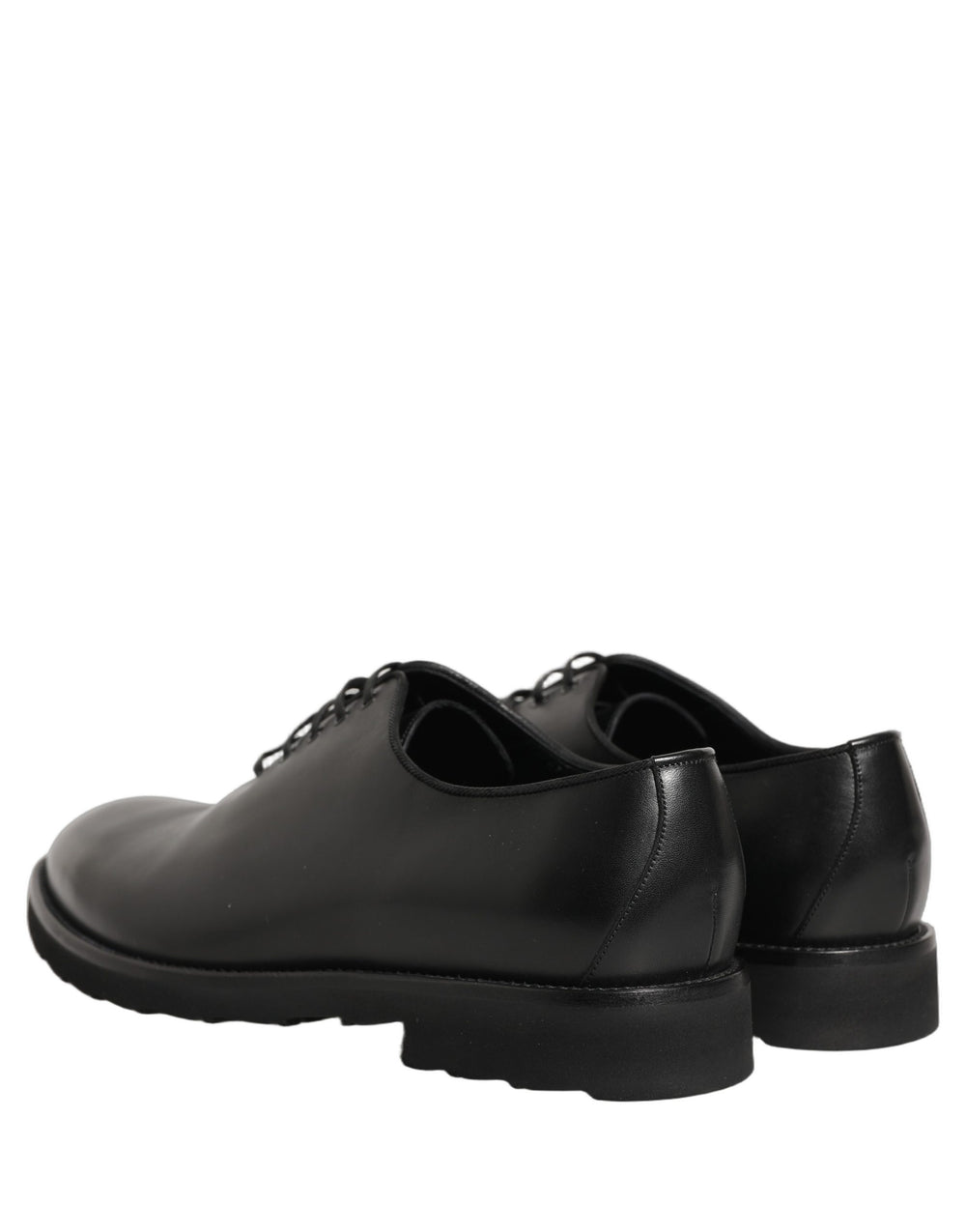Dolce & Gabbana Calf Leather Oxford Shoes in Black