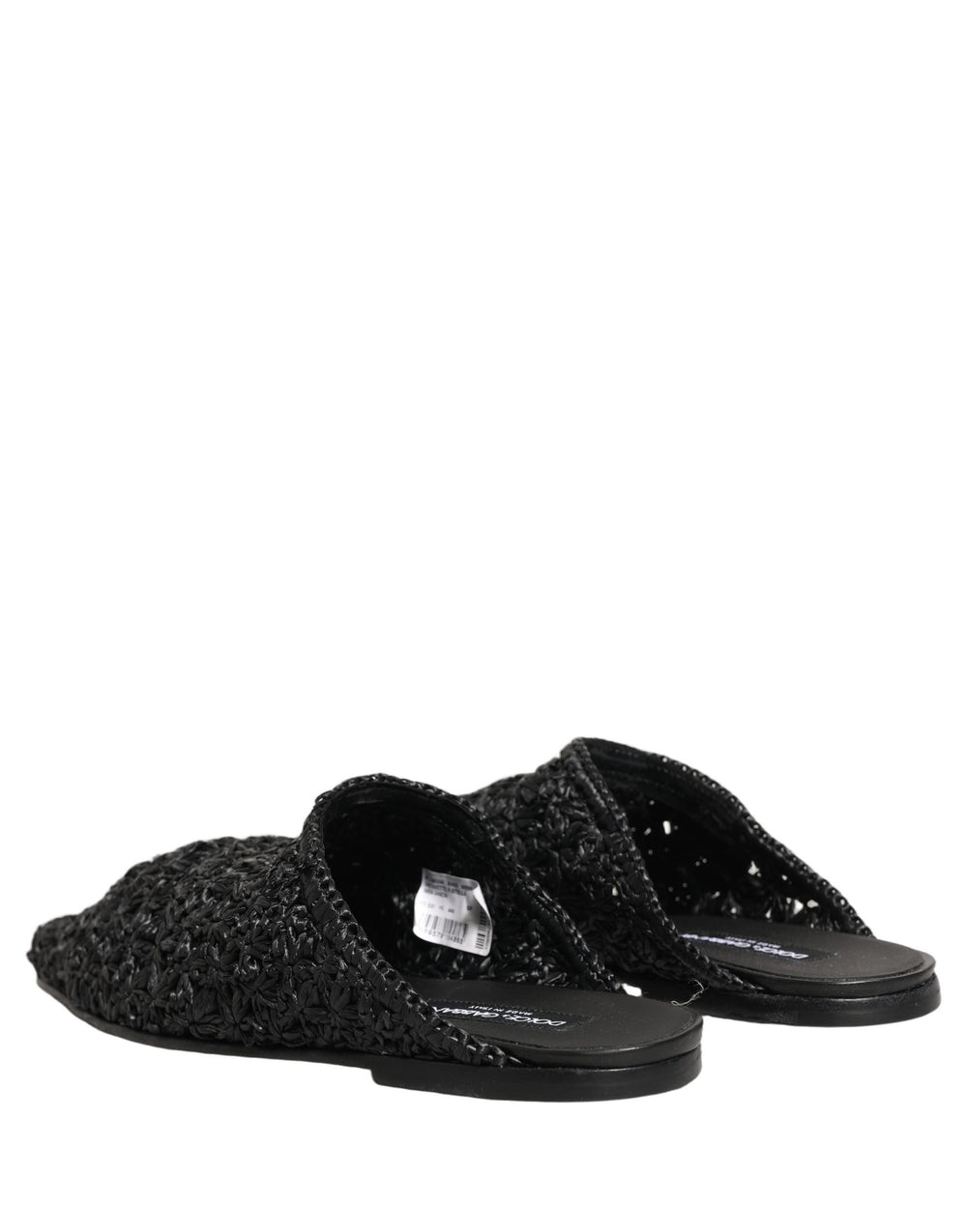 Dolce & Gabbana Leather Mules in Black