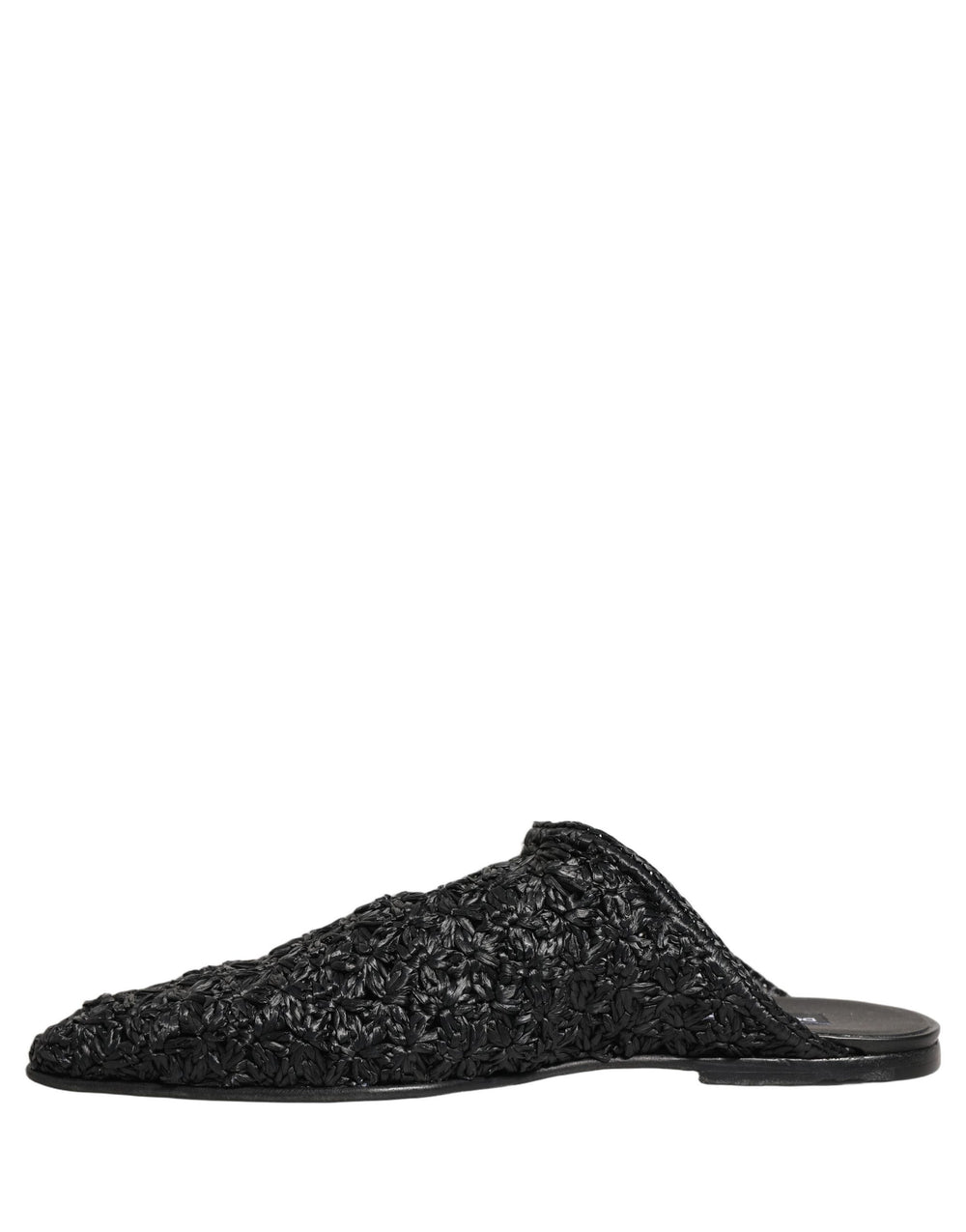 Dolce & Gabbana Leather Mules in Black