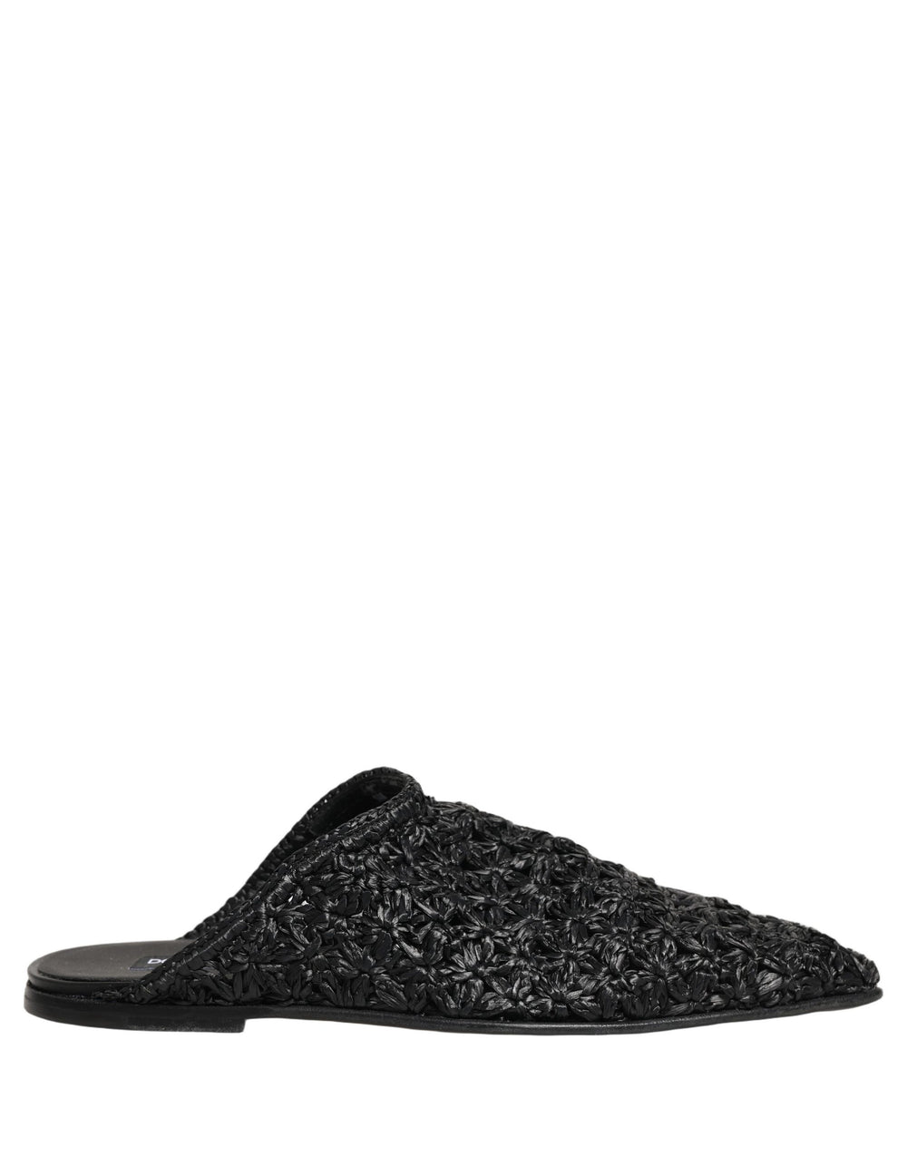 Dolce & Gabbana Leather Mules in Black