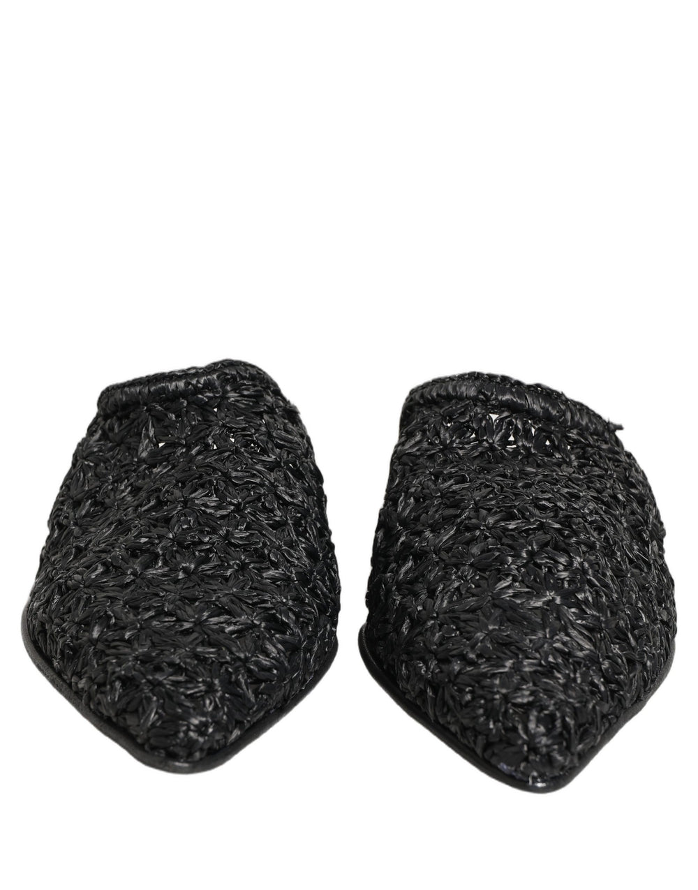 Dolce & Gabbana Leather Mules in Black