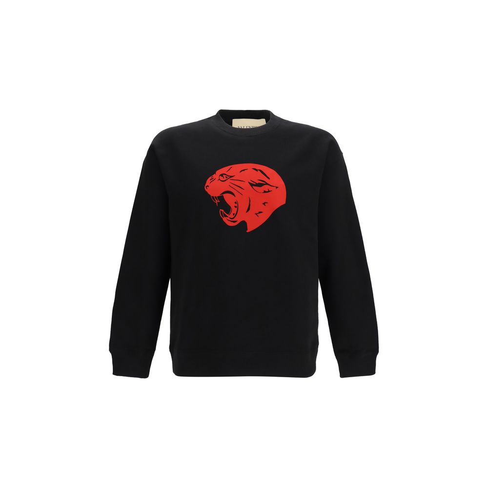 Valentino 100% Cotton Sweatshirt in Black