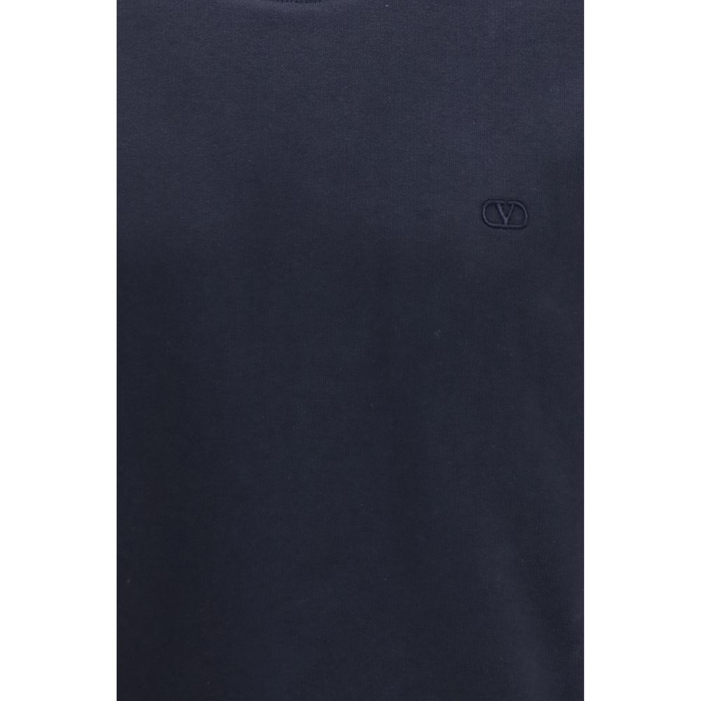 Valentino 100% Cotton Sweatshirt in Blue
