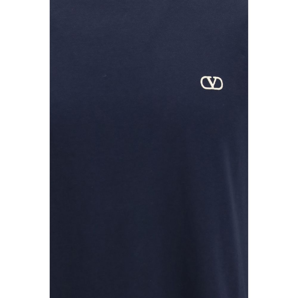 Valentino 100% Cotton T-Shirt in Blue