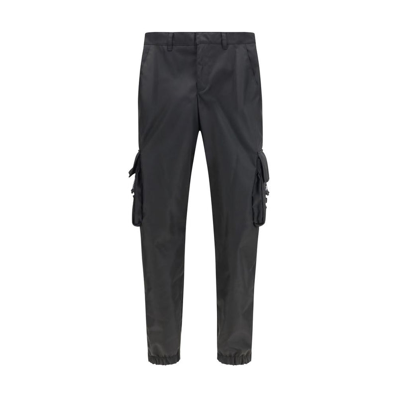 Prada Re-Nylon Cargo Pants in Black mens luxury fashion - Mens Edit