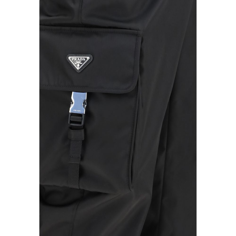 Prada Re-Nylon Cargo Pants in Black