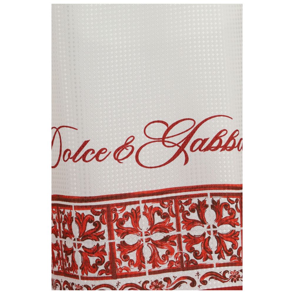 Dolce & Gabbana 100% Silk Bermuda Shorts in Multicolor