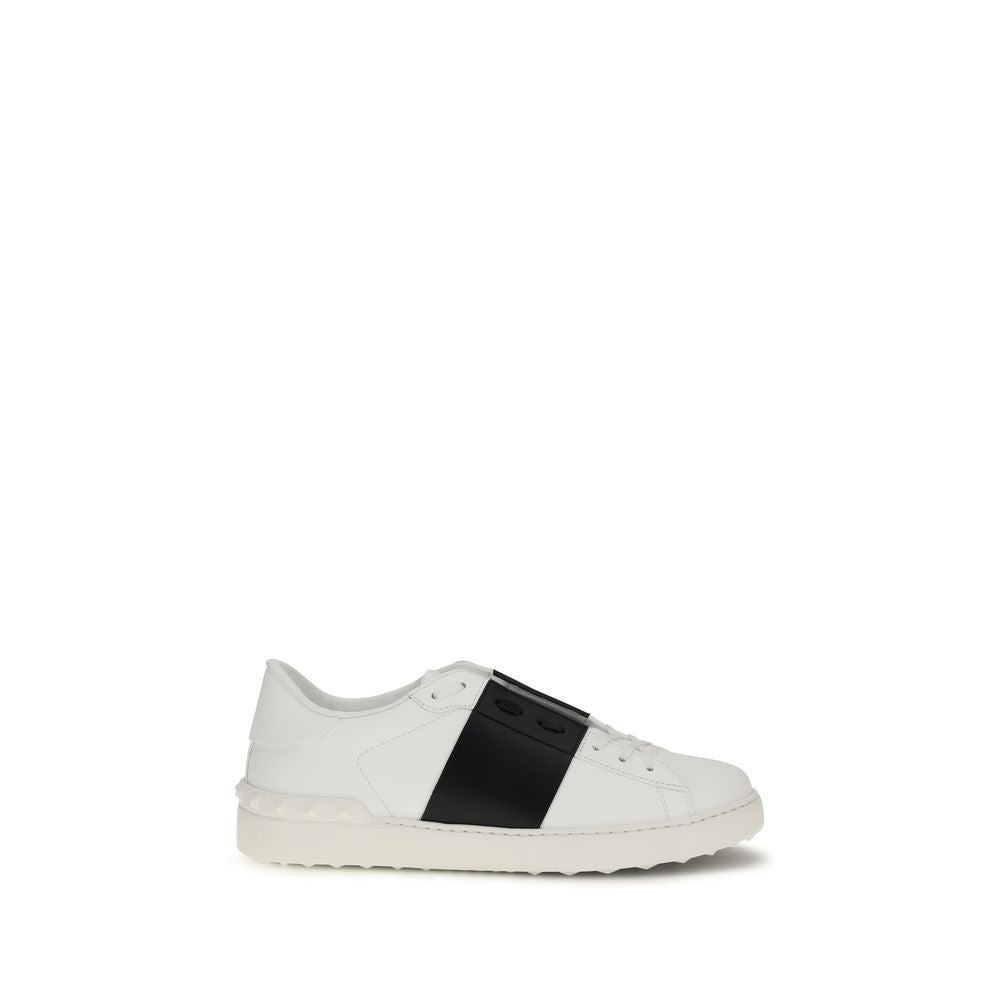 Black And White Calf Leather Bos Taurus Low Top Sneakers mens luxury fashion - Mens Edit