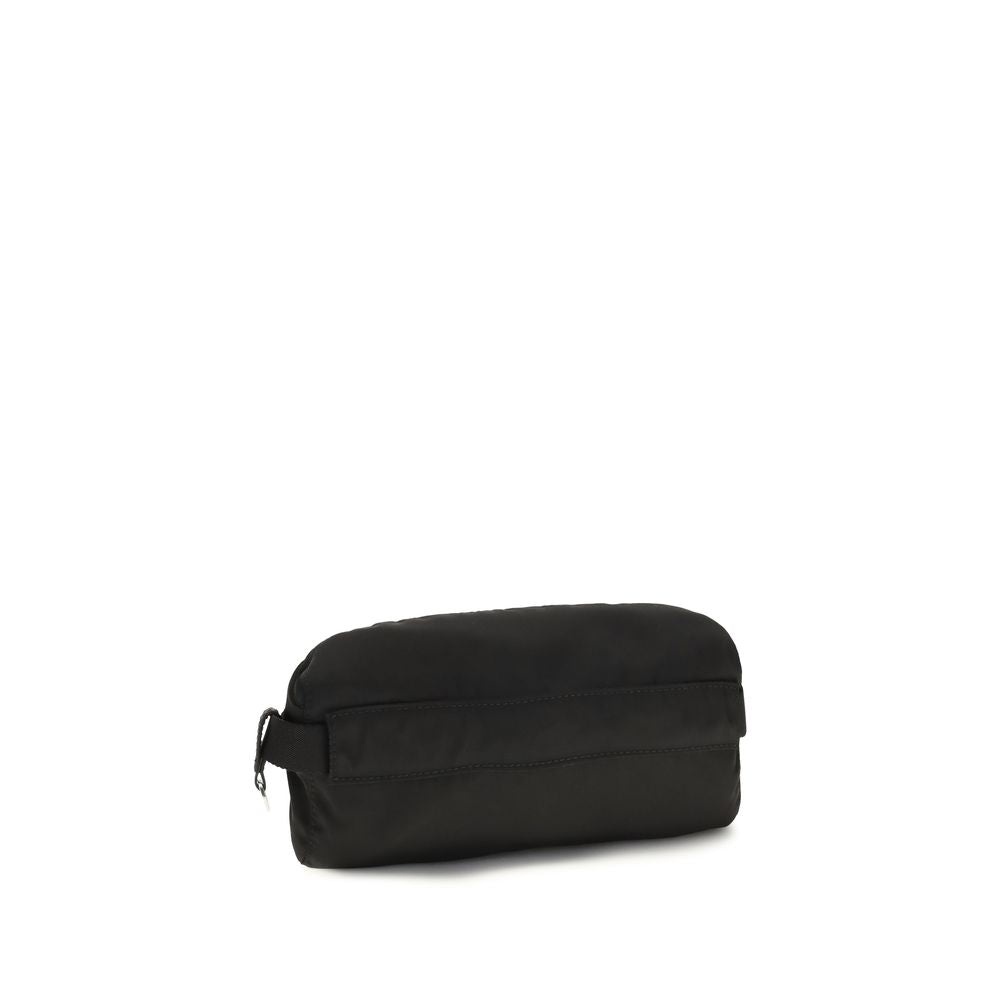 Prada Re-Nylon Clutch Bag in Black