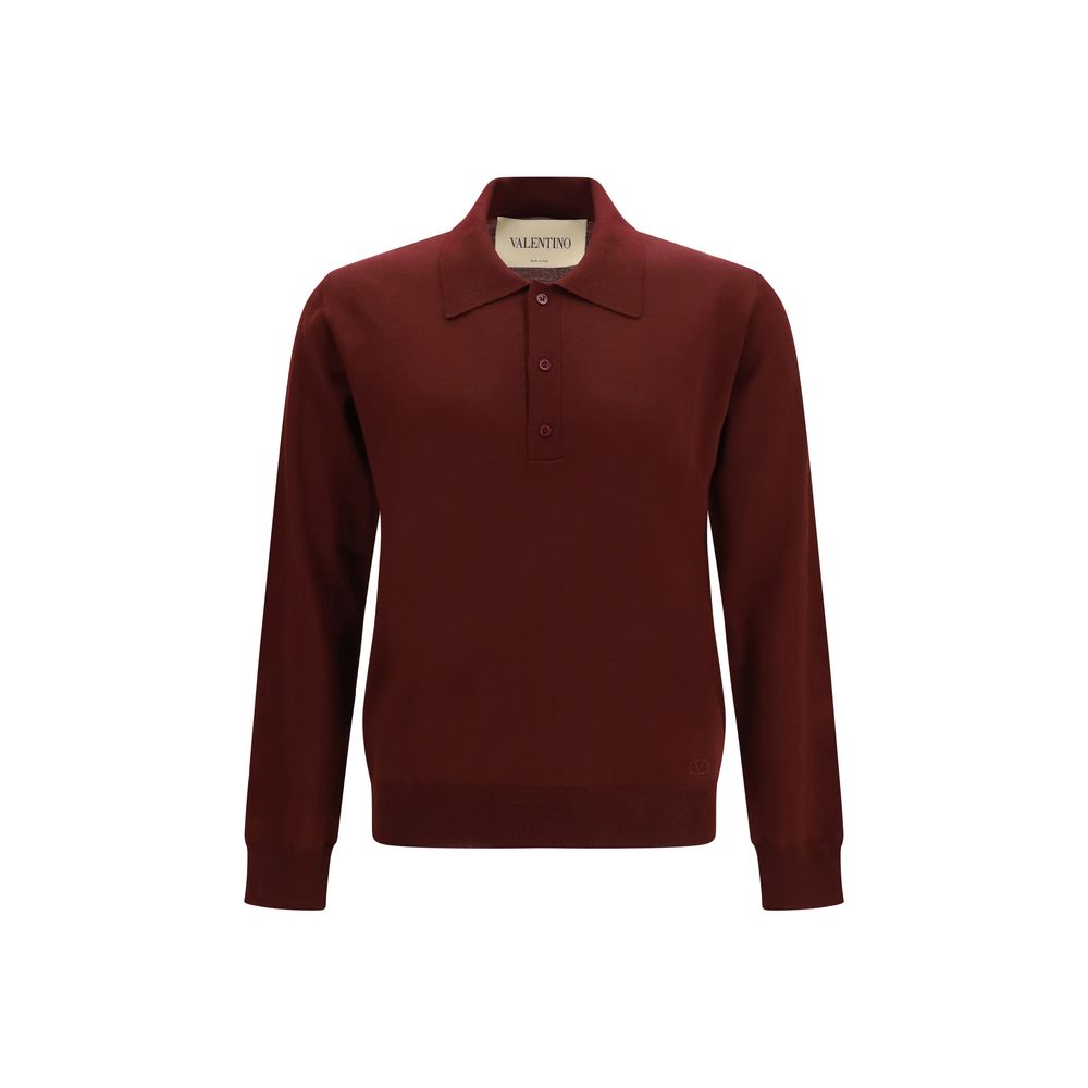 Bordeaux Wool Oves Aries Polo Shirt mens luxury fashion - Mens Edit