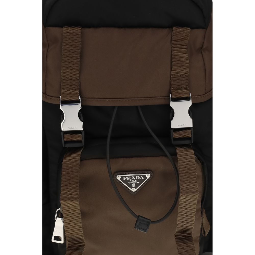 Prada Re-Nylon Backpack in Brown