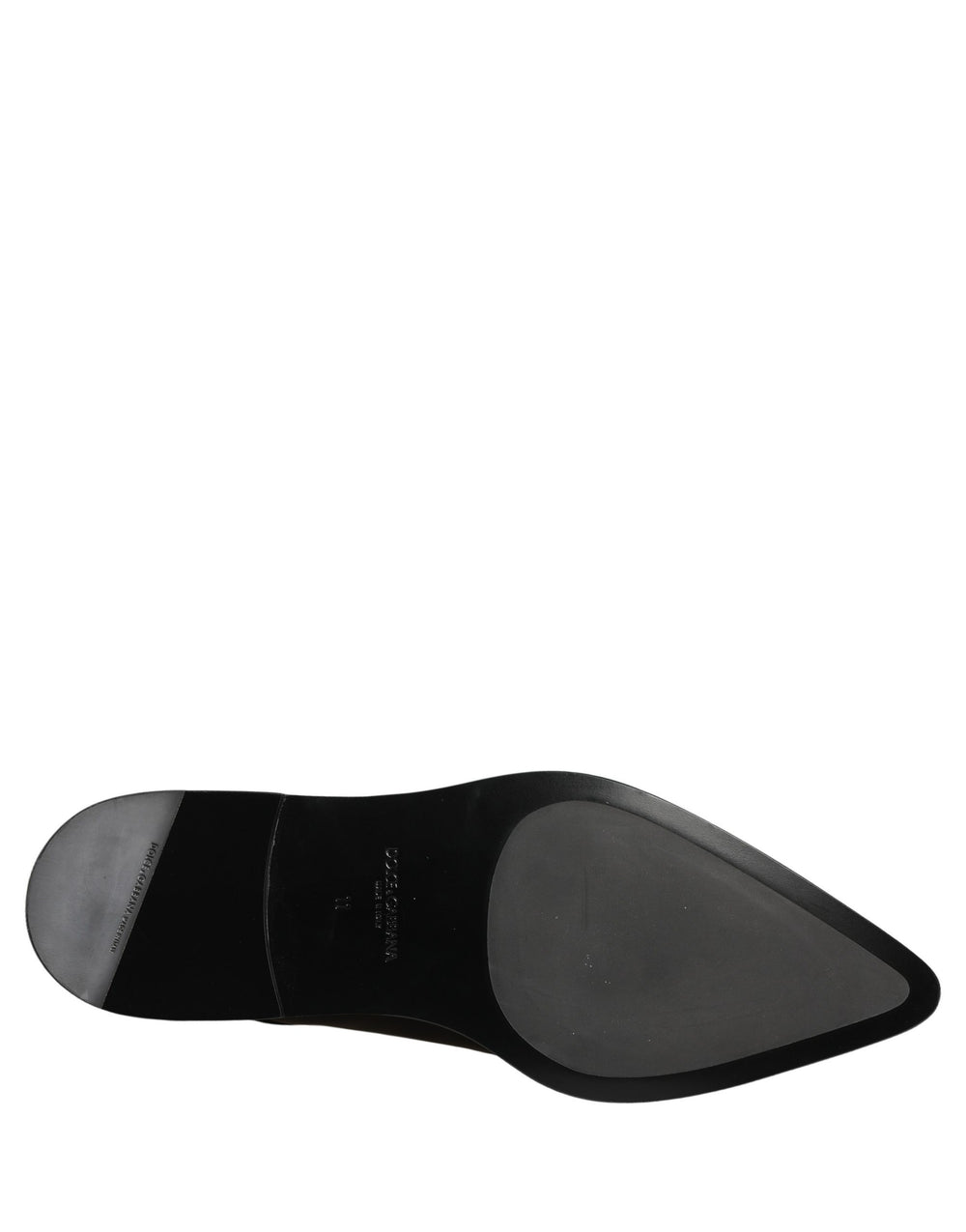 Dolce & Gabbana Calf Leather Derby Shoes in Black