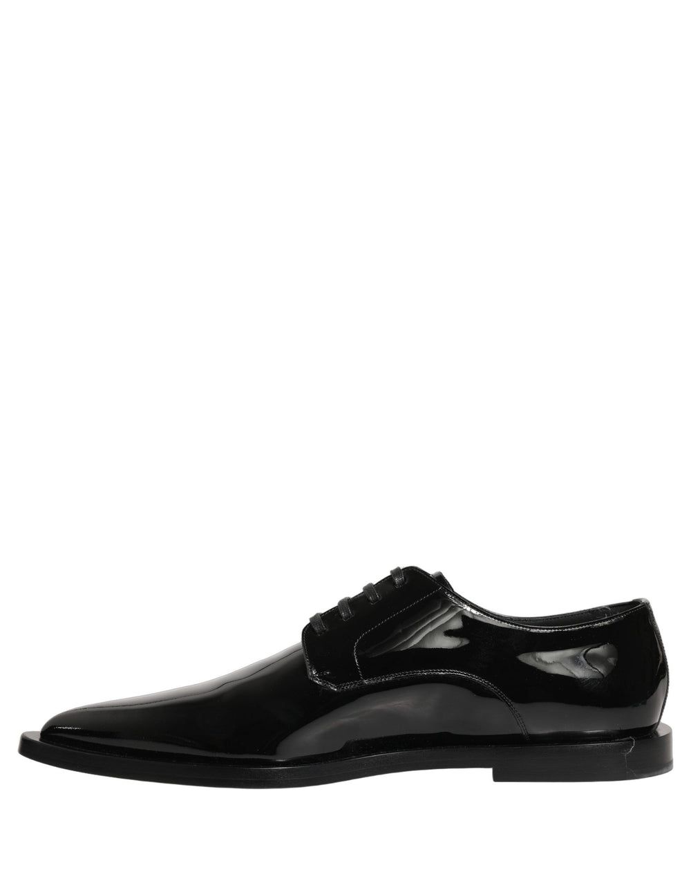 Dolce & Gabbana Calf Leather Derby Shoes in Black