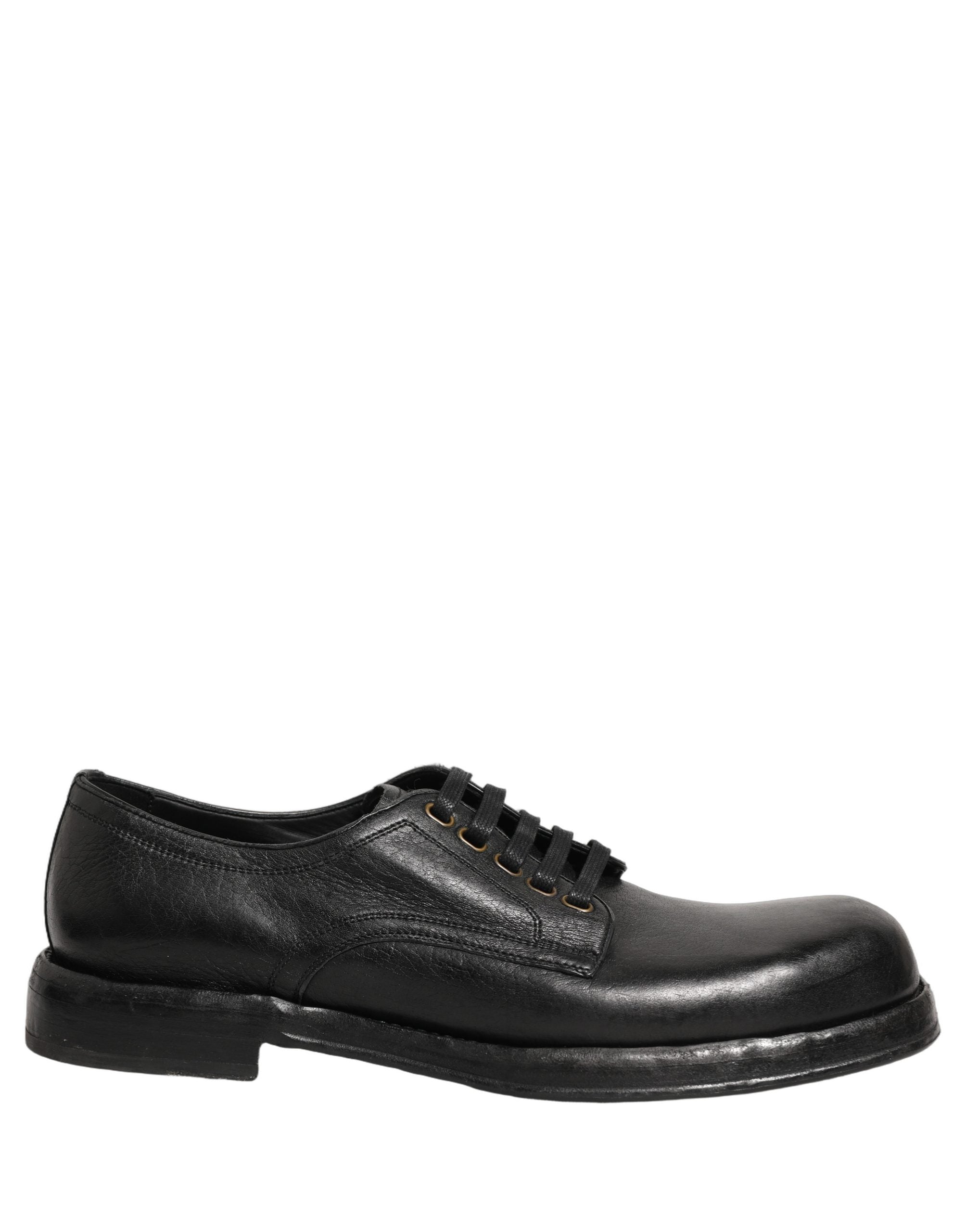 Dolce & Gabbana Derby από δέρμα αλόγου σε Μαύρο