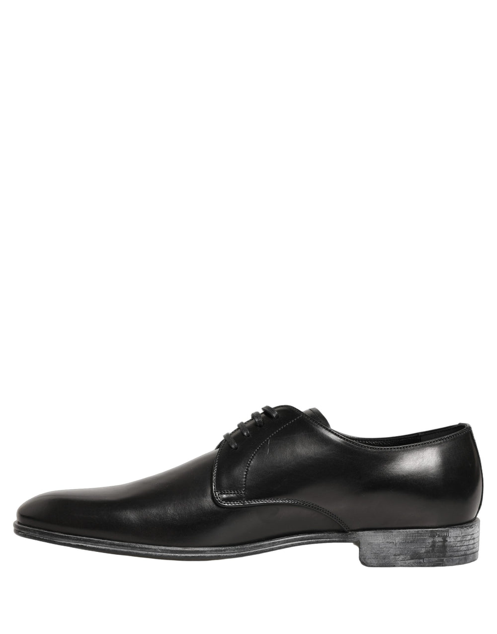 Dolce & Gabbana Calf Leather Lace-Up Derby Shoes in Black