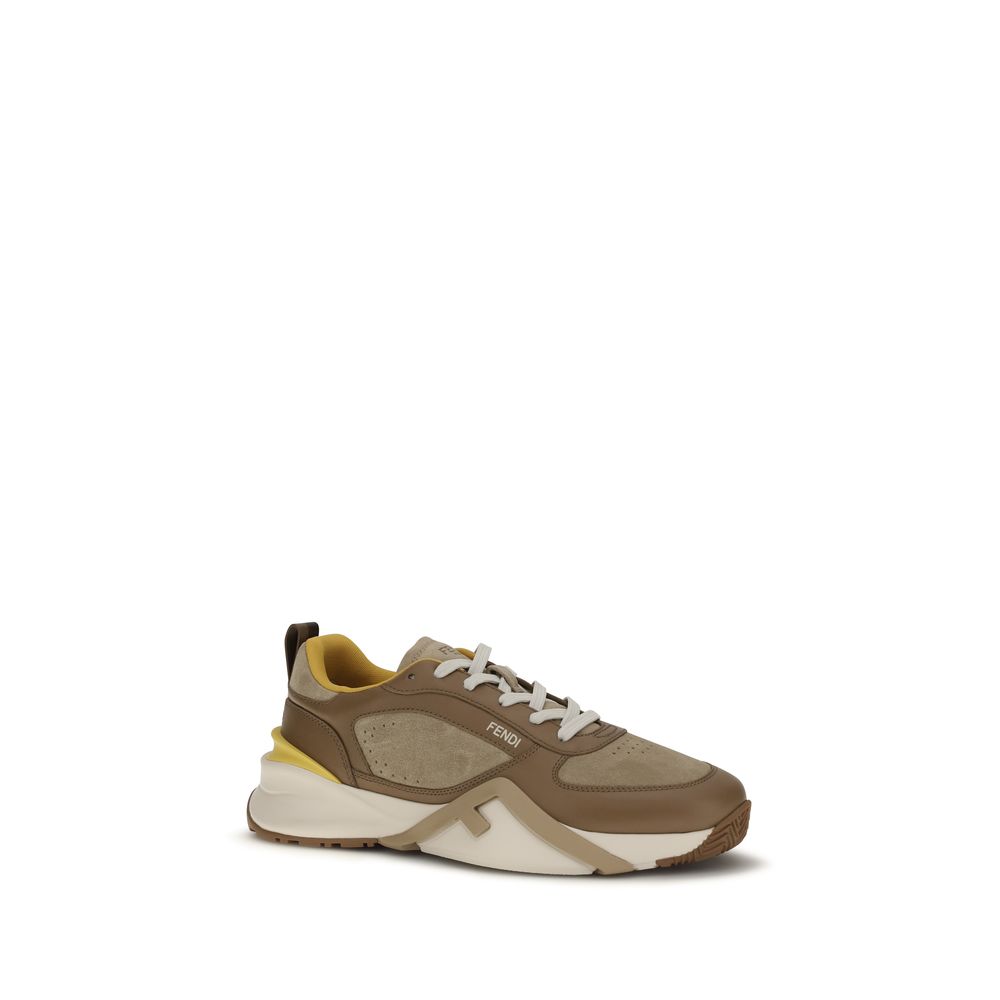 Fendi Sneakers από δέρμα μοσχαριού σε Πολύχρωμο