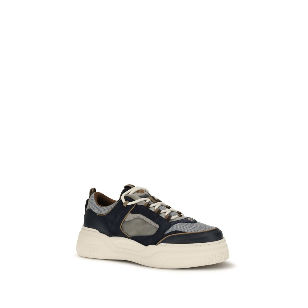 Fendi Multicolor Calf Leather Sneakers