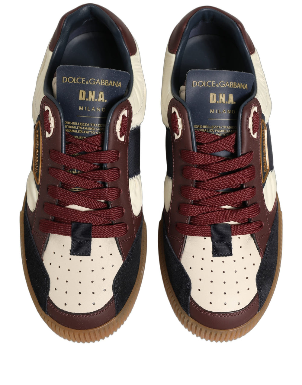 Dolce & Gabbana MIAMI Δερμάτινα Sneakers σε Πολύχρωμο