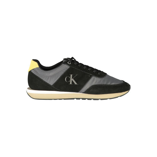 Black Polyester Men's Sneaker mens luxury fashion - Mens Edit
