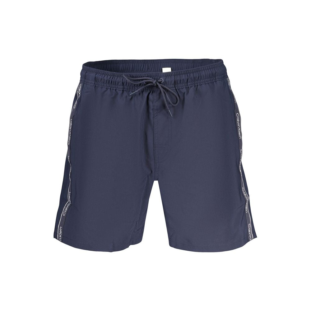 Blue Polyester Men's Swim Shorts mens luxury fashion - Mens Edit