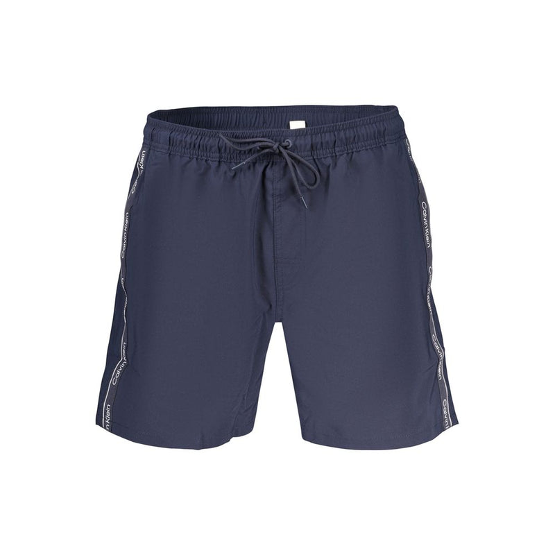 Blue Polyester Men's Swim Shorts mens luxury fashion - Mens Edit