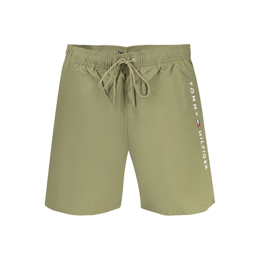 Green Polyester Men's Boxer mens luxury fashion - Mens Edit
