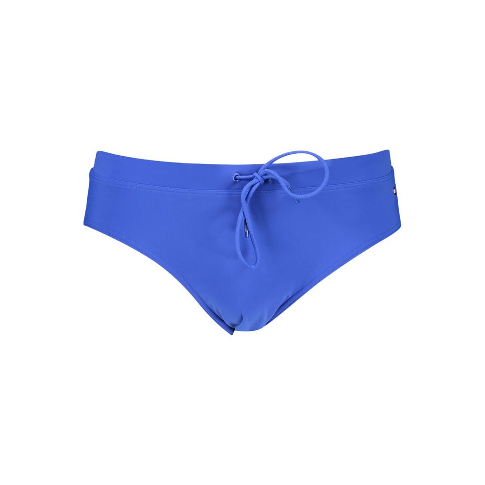 Blue Polyester Men's Swimwear mens luxury fashion - Mens Edit