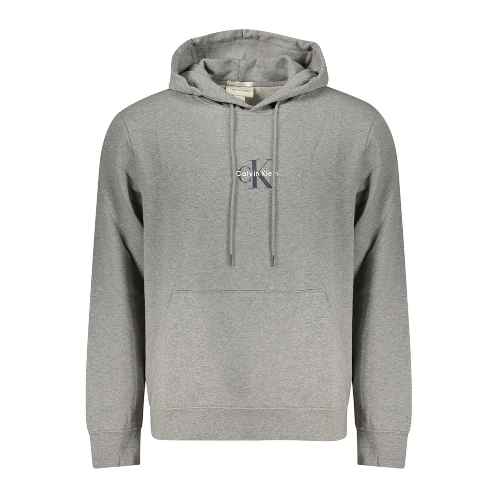 Gray Cotton Men's Hoodie mens luxury fashion - Mens Edit