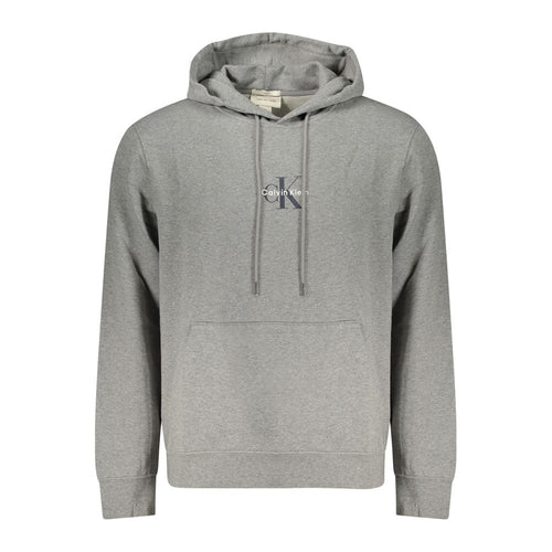 Gray Cotton Men's Hoodie mens luxury fashion - Mens Edit