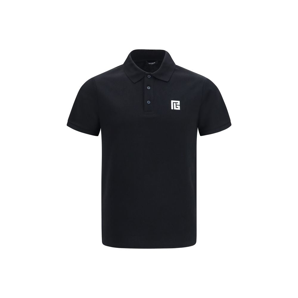 Black Cotton Polo Shirt mens luxury fashion - Mens Edit