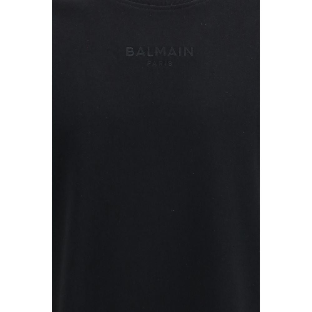 Balmain Cotton T-Shirt in Black