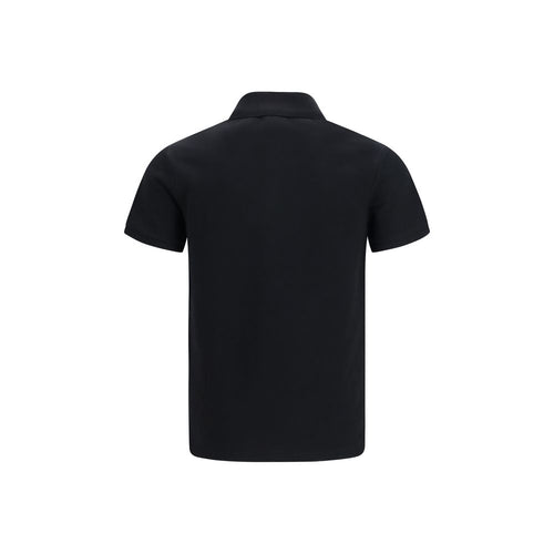 Balmain Βαμβακερό Polo σε Μαύρο