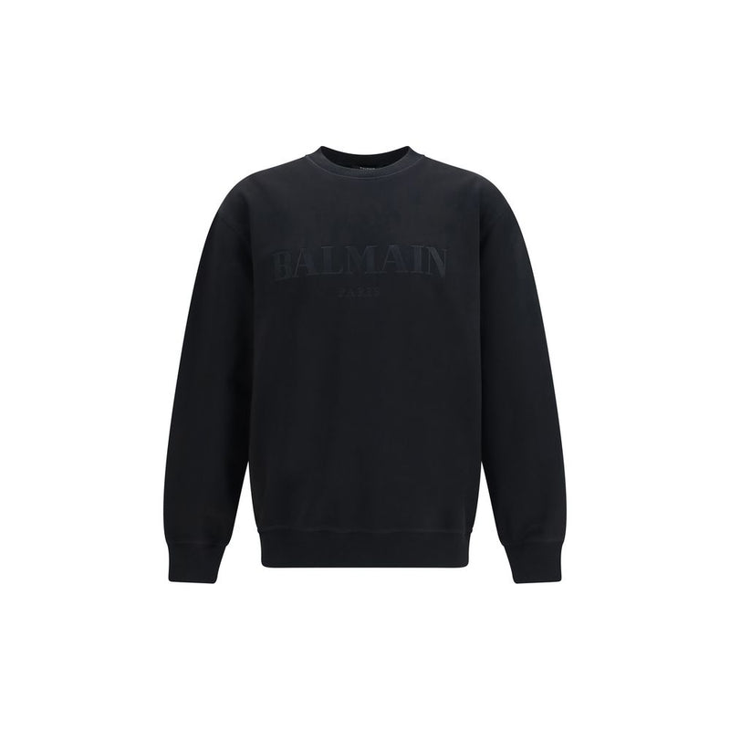 Black Cotton Sweatshirt mens luxury fashion - Mens Edit