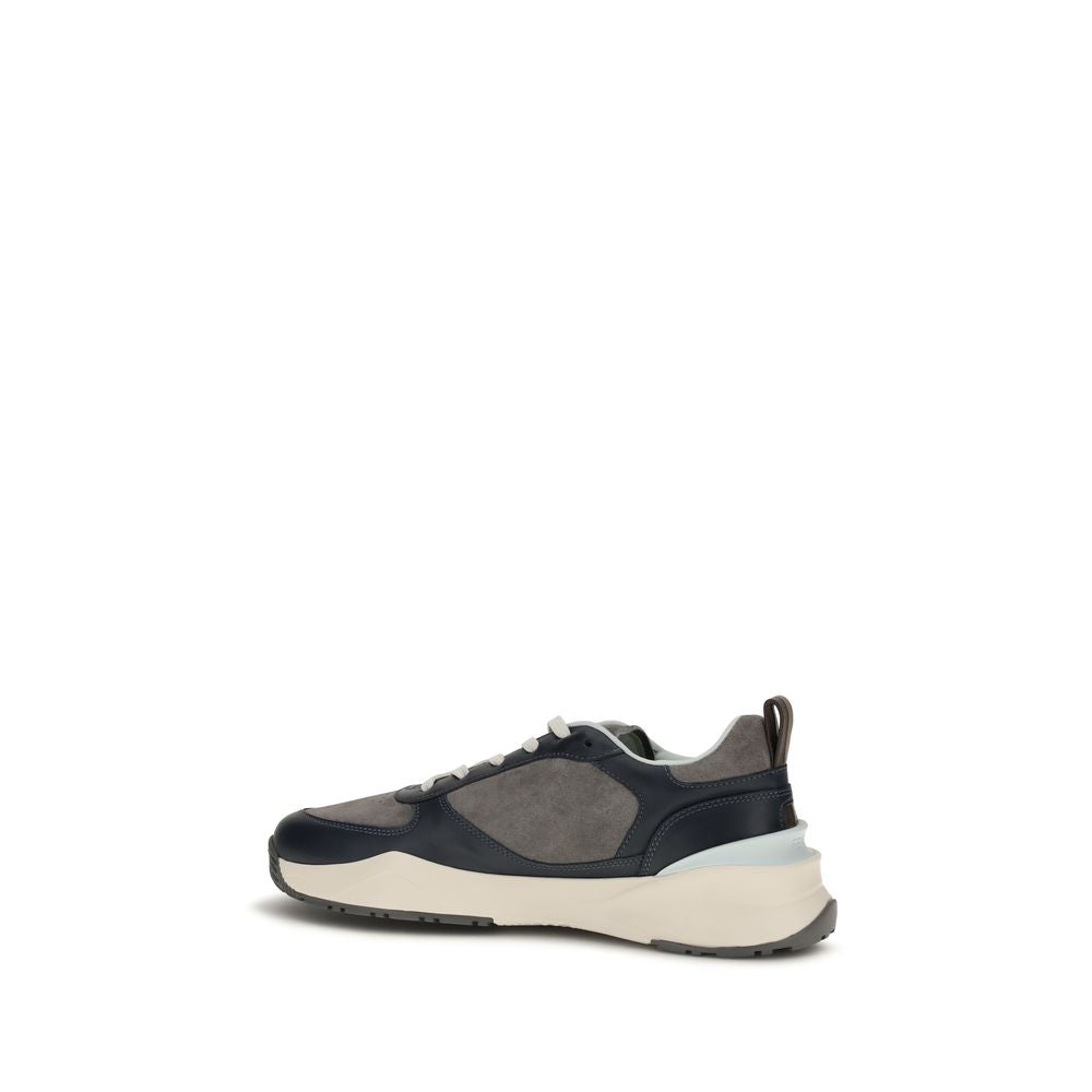 Fendi Calf Leather Flow Sneakers in Multicolor