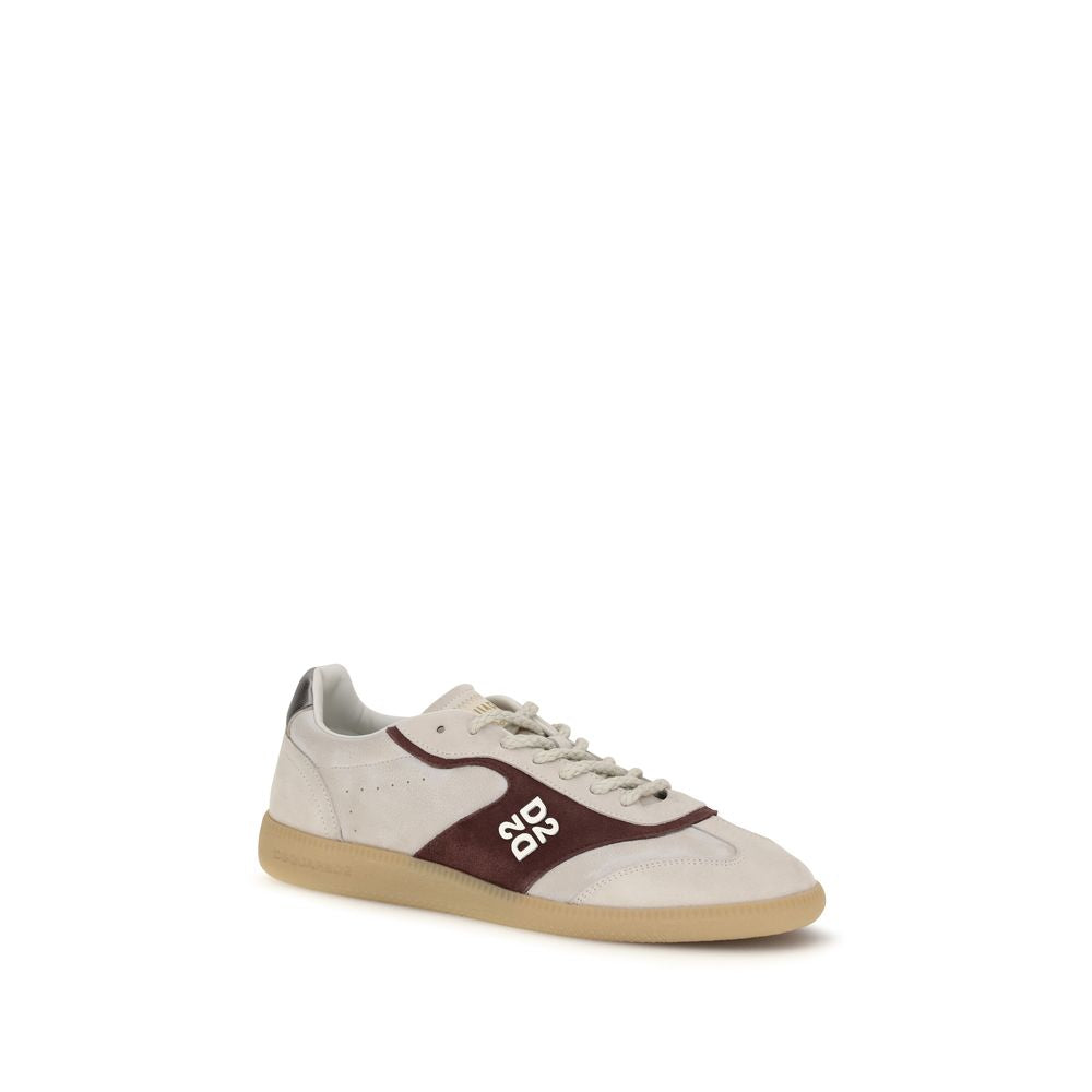Dsquared² Sneakers από δέρμα μοσχαριού σε Μπεζ