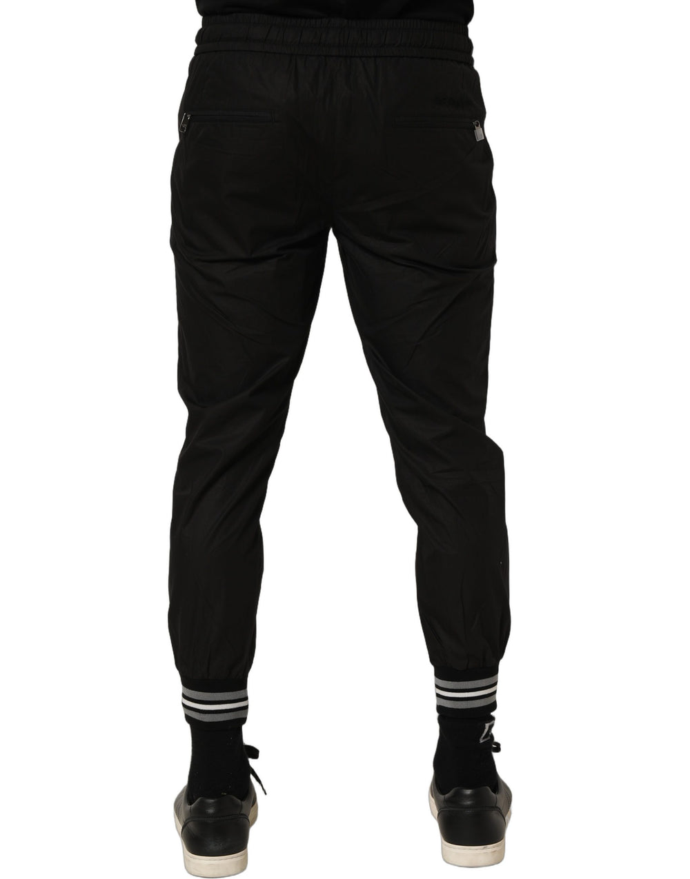 Dolce & Gabbana Cotton Jogger Trousers in Black