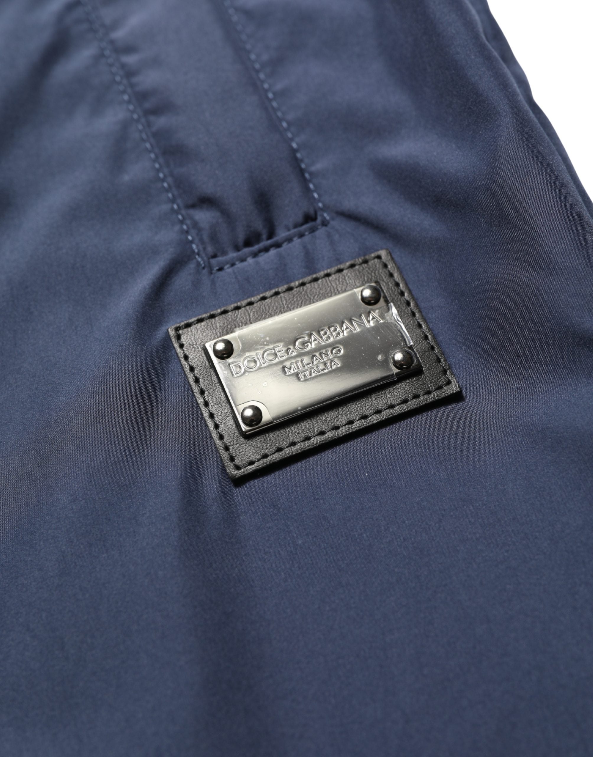 Dolce & Gabbana Polyester Jogger Sweatpants in Dark Blue
