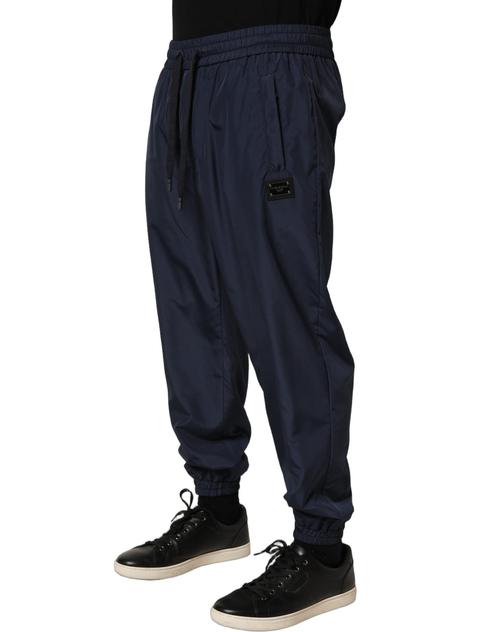 Dolce & Gabbana Polyester Jogger Sweatpants in Dark Blue