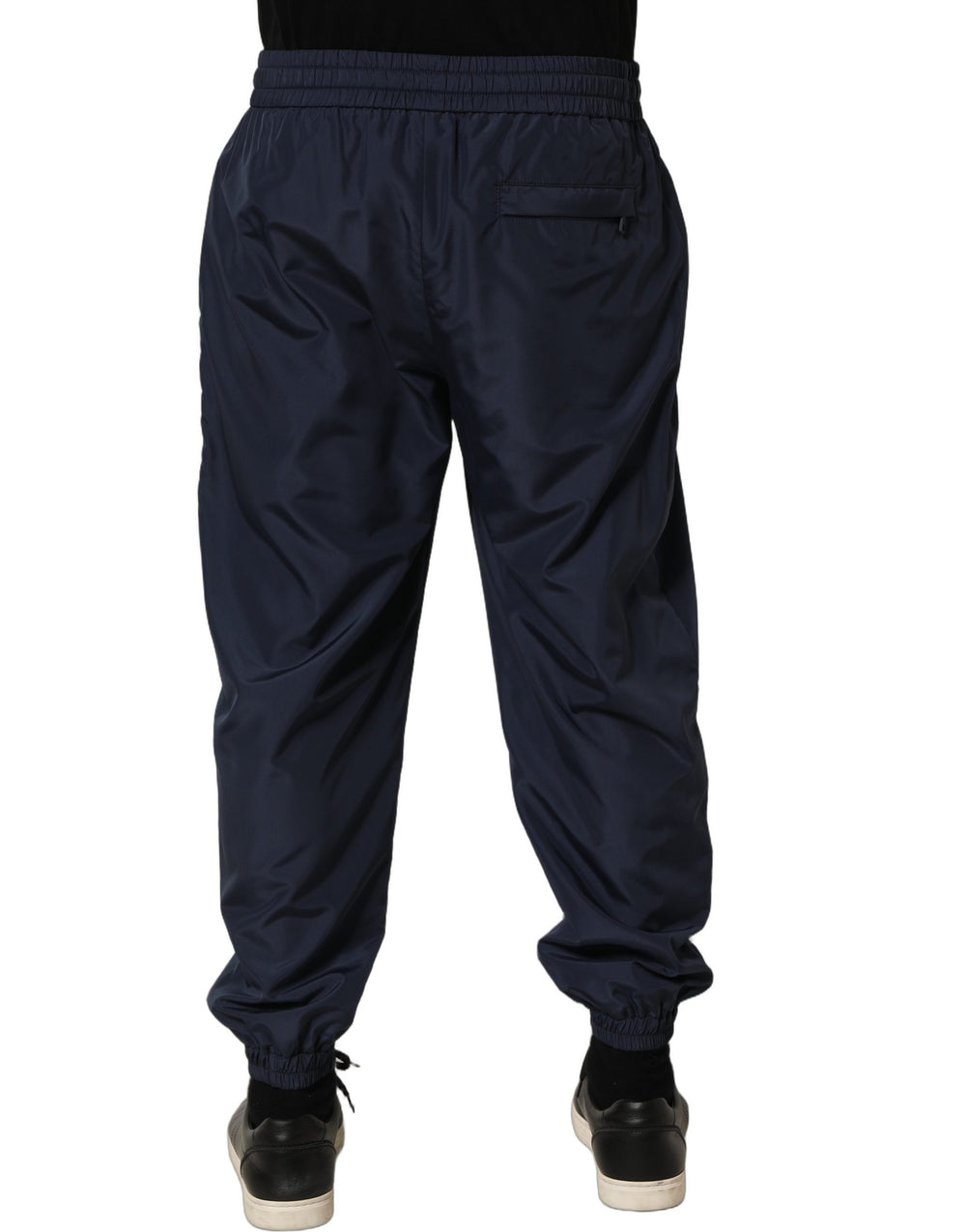 Dolce & Gabbana Polyester Jogger Sweatpants in Dark Blue