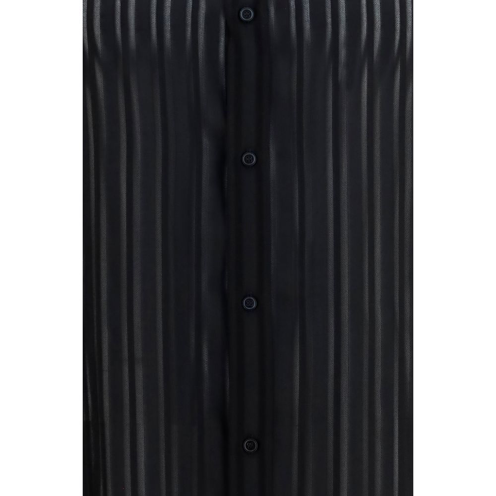 Gucci 100% Silk Dress Shirt in Black