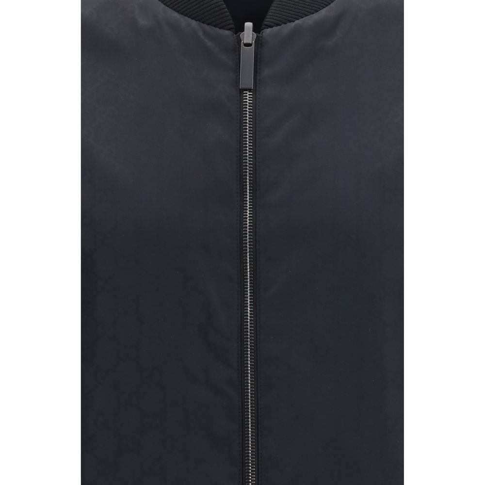 Gucci Reversible Bomber Jacket in Black
