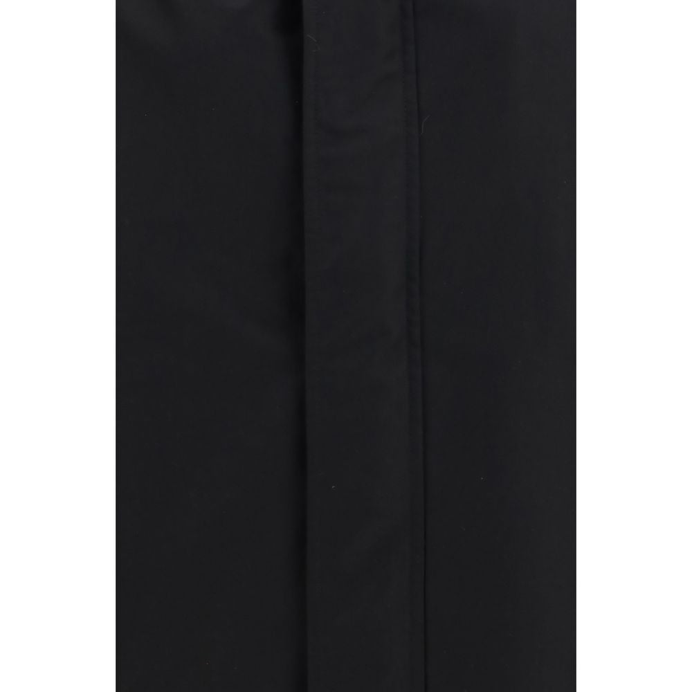 Gucci Cotton Full-Length Jacket in Black