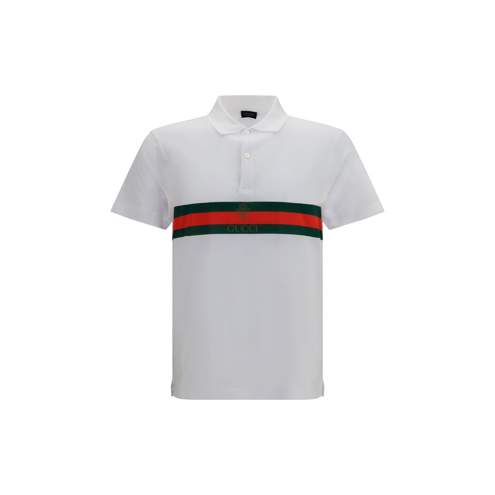 White Cotton Polo Shirt mens luxury fashion - Mens Edit