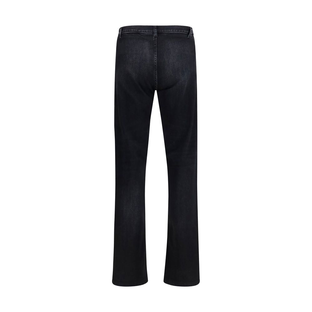 Gucci Βαμβακερά Flared Jeans σε Μαύρο