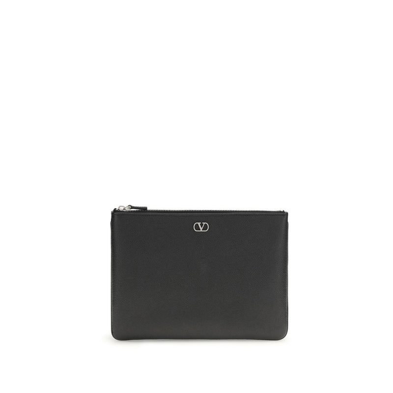 Black Calf Leather Bos Taurus Clutch Bag mens luxury fashion - Mens Edit