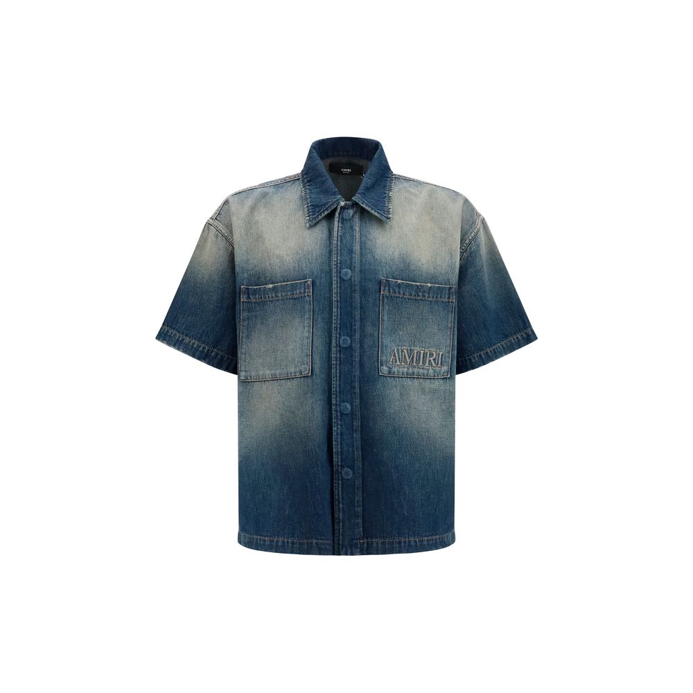 Blue Denim Shirt mens luxury fashion - Mens Edit